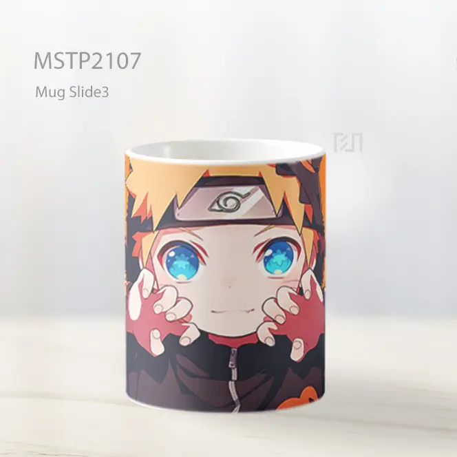 Naruto Uzumaki Halloween Senyum Seram Mug MSTP2107 - All-side / Desain