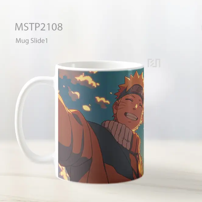Naruto Uzumaki Hari Cerah Mug MSTP2108 - All-side / Desain