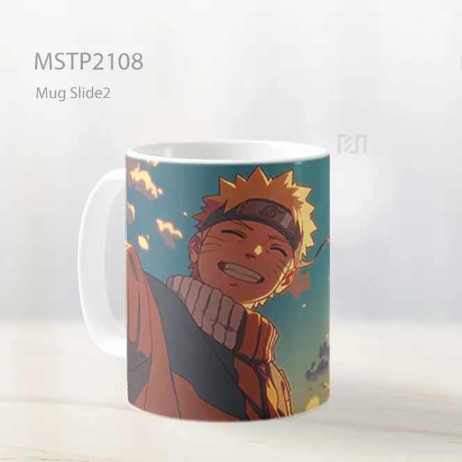 Naruto Uzumaki Hari Cerah Mug MSTP2108 - All-side / Desain