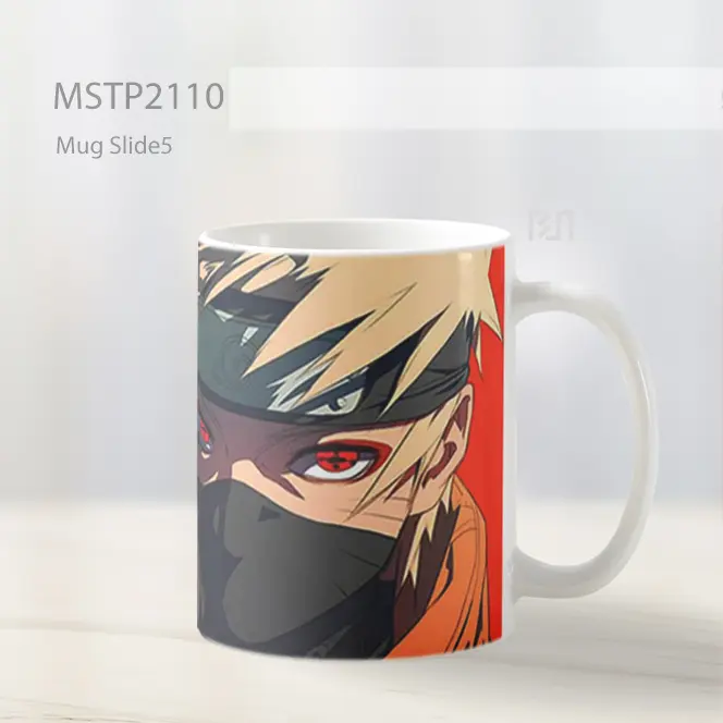 Naruto Uzumaki Kacamata Merah Mug MSTP2110 - All-side / Desain