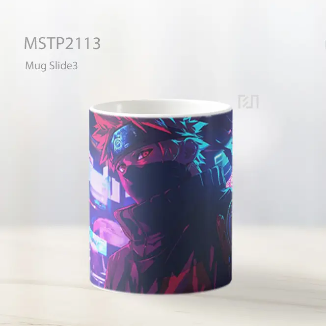 Naruto Uzumaki Kota Cyberpunk Mug MSTP2113 - All-side / Desain