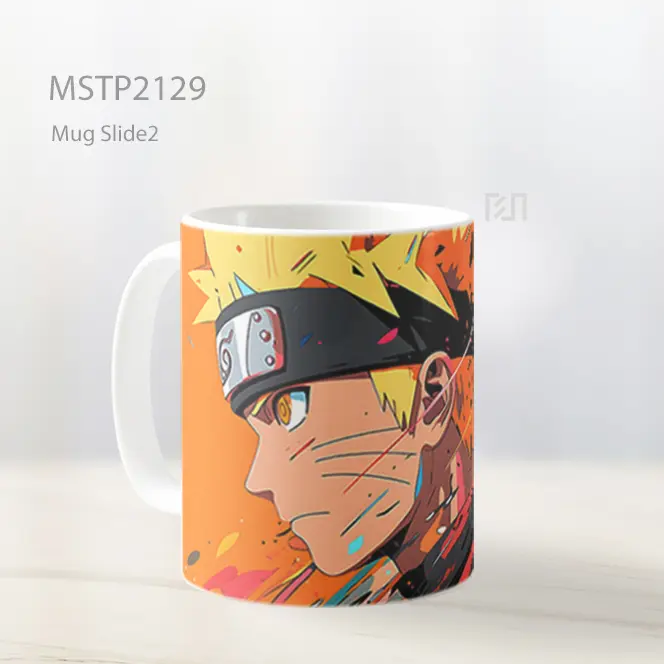 Naruto Uzumaki Oranye Art Mug MSTP2129 - All-side / Desain