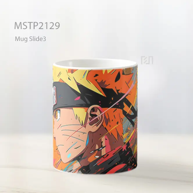 Naruto Uzumaki Oranye Art Mug MSTP2129 - All-side / Desain