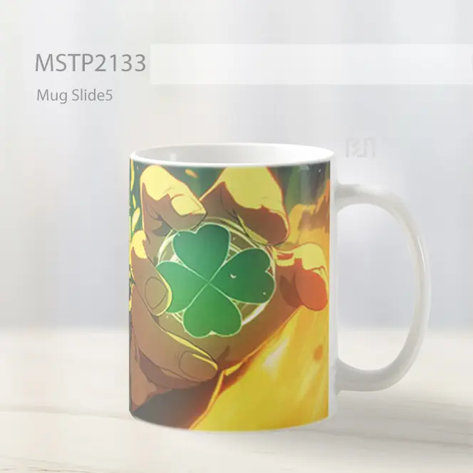 Naruto Uzumaki Semanggi St Patricks Day Mug MSTP2133 - All-side / Desain