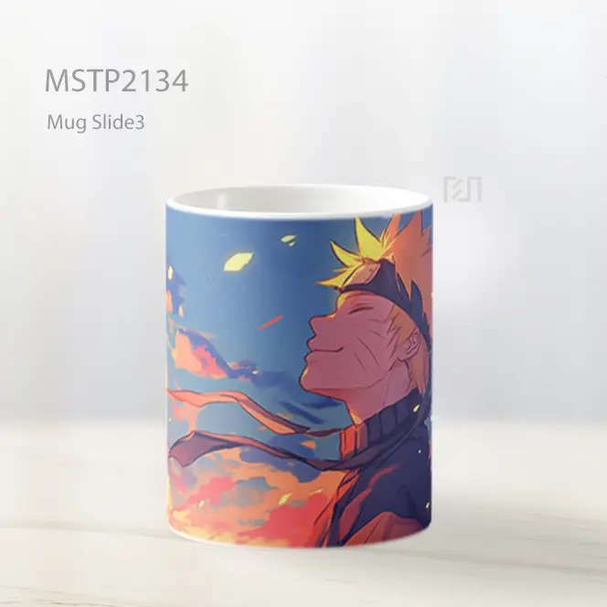 Naruto Uzumaki Senyum Anime Mug MSTP2134 - All-side / Desain