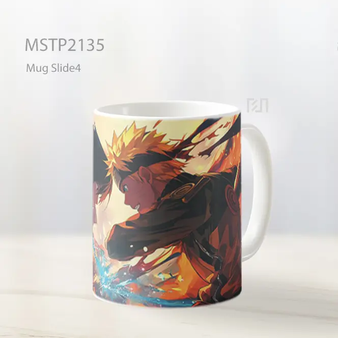 Naruto Vs Sasuke Adegan Pertarungan Anime Mug MSTP2135