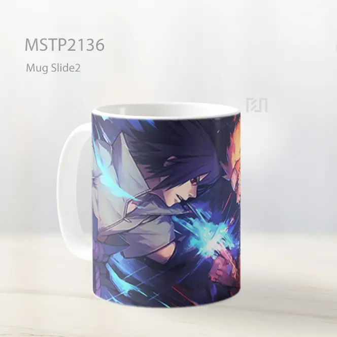 Naruto Vs Sasuke Pertarungan Epik Mug MSTP2136 - All-side / Desain