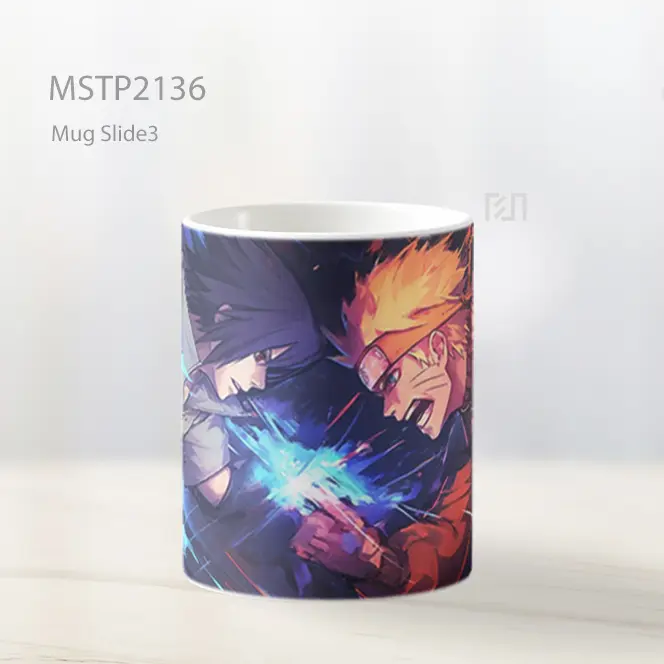 Naruto Vs Sasuke Pertarungan Epik Mug MSTP2136 - All-side / Desain