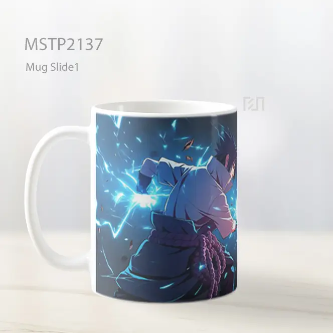 Naruto Vs Sasuke Pertarungan Petir Dan Api Mug MSTP2137 - All-side / Desain