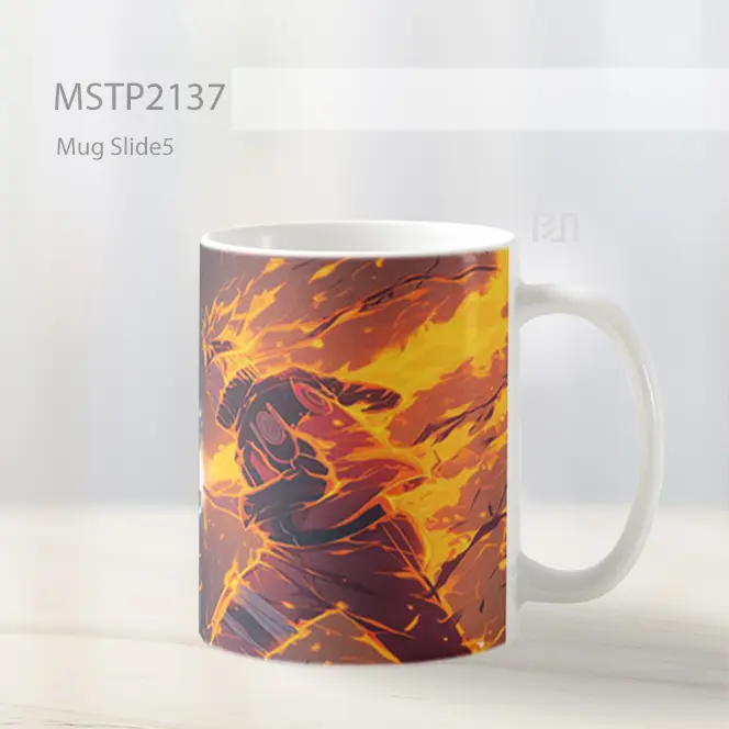 Naruto Vs Sasuke Pertarungan Petir Dan Api Mug MSTP2137 - All-side / Desain