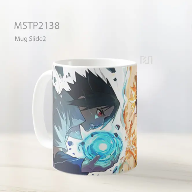 Naruto Vs Sasuke Rasengan And Chidori Mug MSTP2138 - All-side / Desain