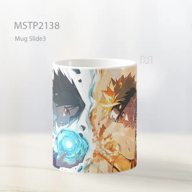 Naruto Vs Sasuke Rasengan And Chidori Mug MSTP2138 - All-side / Desain