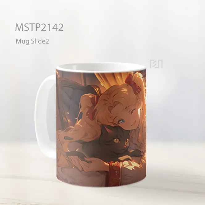 Natal Sailor Moon Luna Mug MSTP2142 - All-side / Desain