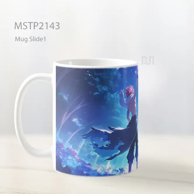 Natsu And Lucy Fairy Tail Sihir Mug MSTP2143 - All-side / Desain