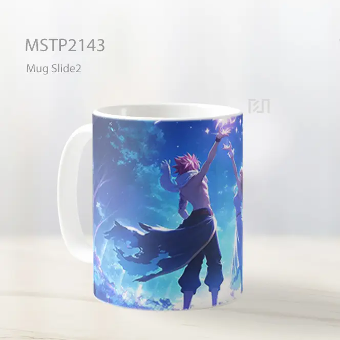 Natsu And Lucy Fairy Tail Sihir Mug MSTP2143 - All-side / Desain