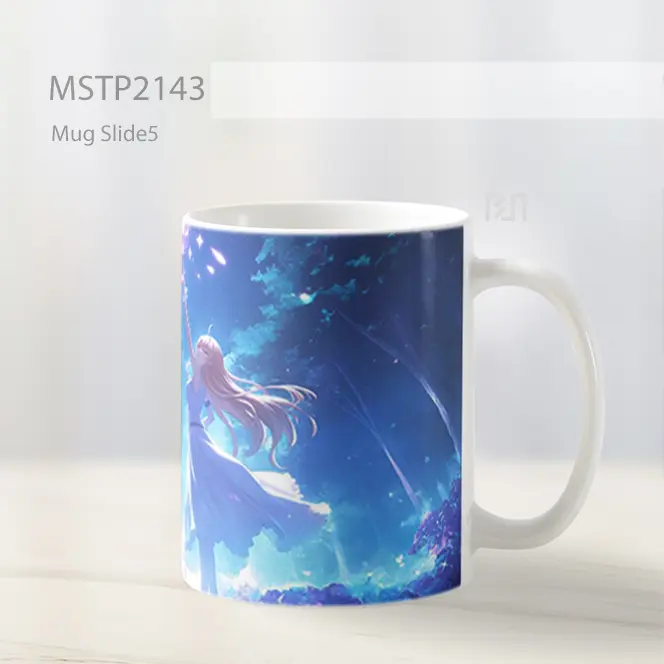 Natsu And Lucy Fairy Tail Sihir Mug MSTP2143 - All-side / Desain