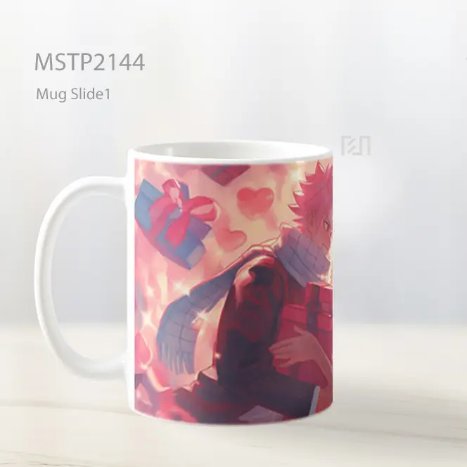 Natsu And Lucy Hadiah Romantis Valentines Mug MSTP2144 - All-side / Desain