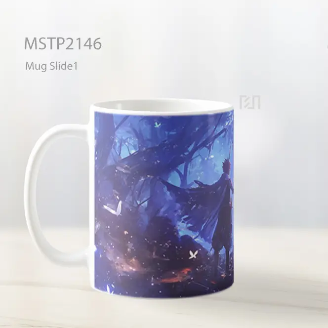 Natsu And Lucy Hutan Magis Fairy Tail Mug MSTP2146 - All-side / Desain