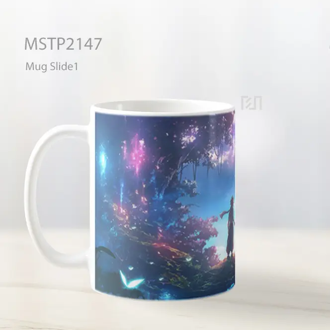 Natsu And Lucy Hutan Magis Fairy Tail Mug MSTP2147 - All-side / Desain