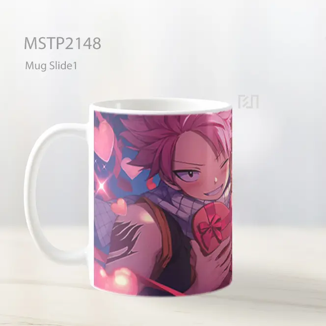 Natsu And Lucy Scene Hadiah Valentines Mug MSTP2148 - All-side / Desain