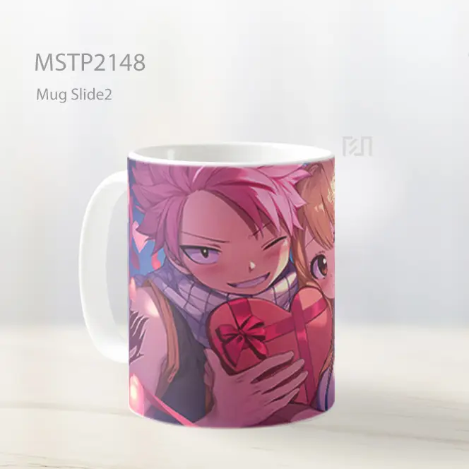 Natsu And Lucy Scene Hadiah Valentines Mug MSTP2148 - All-side / Desain