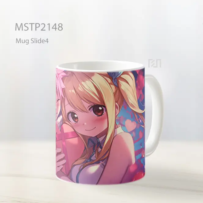 Natsu And Lucy Scene Hadiah Valentines Mug MSTP2148