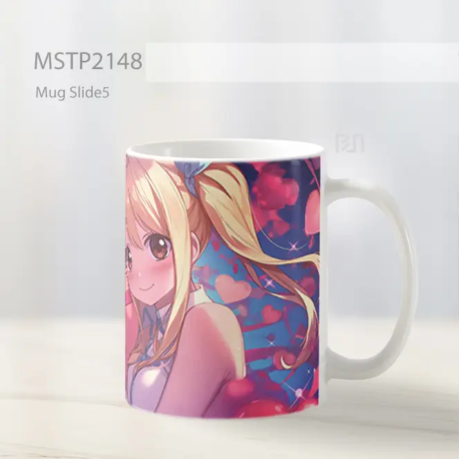 Natsu And Lucy Scene Hadiah Valentines Mug MSTP2148 - All-side / Desain