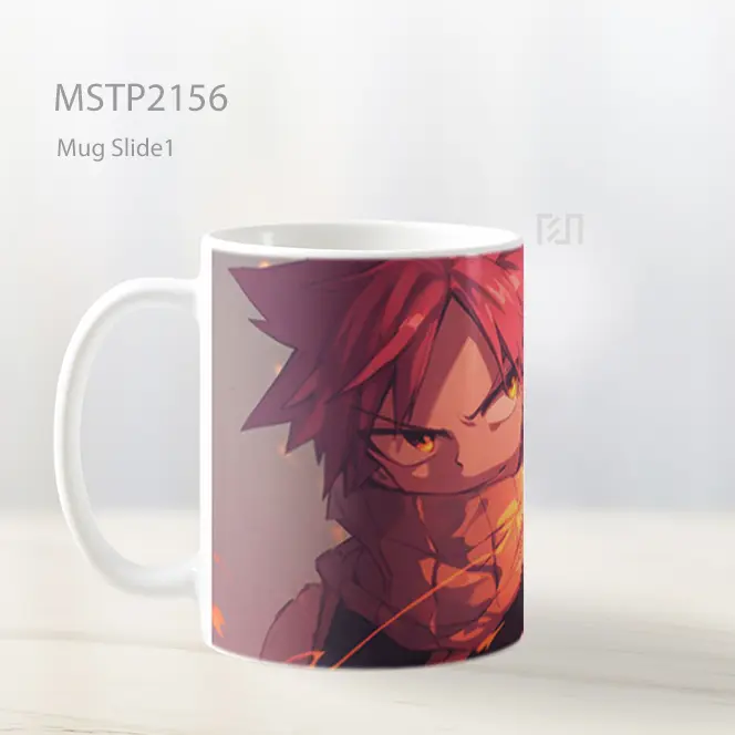 Natsu Dragneel Tinju Api Mug MSTP2156 - All-side / Desain
