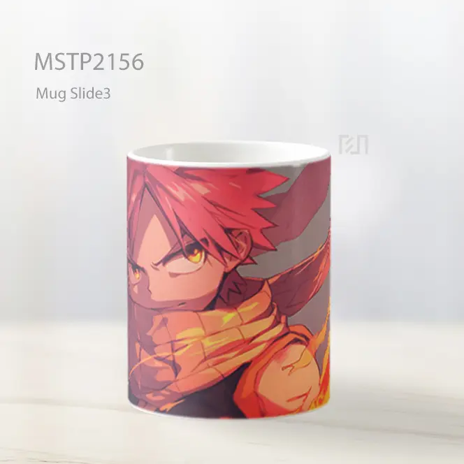 Natsu Dragneel Tinju Api Mug MSTP2156 - All-side / Desain