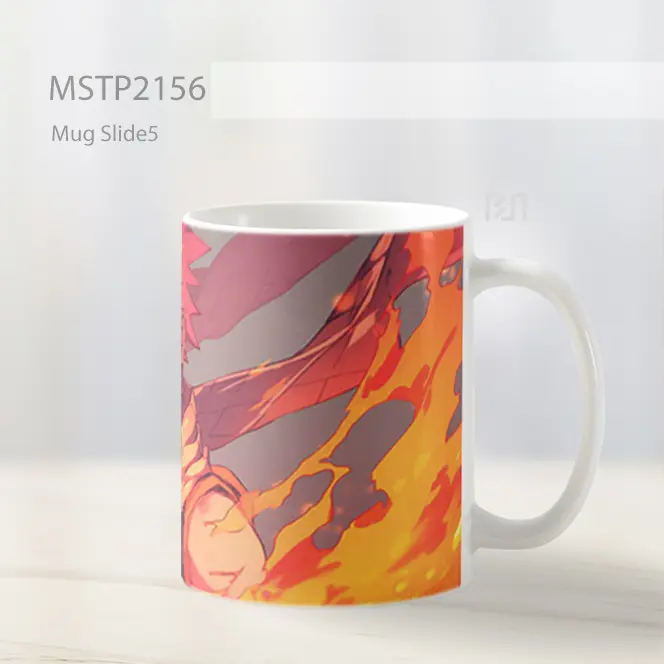 Natsu Dragneel Tinju Api Mug MSTP2156 - All-side / Desain