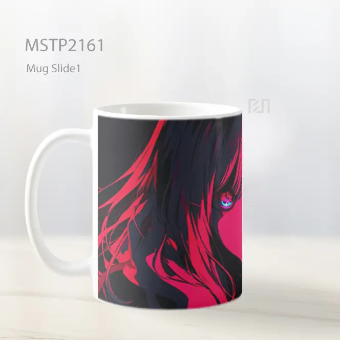 Neon Night Gadis Anime Mug MSTP2161 - All-side / Desain