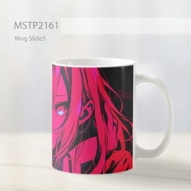 Neon Night Gadis Anime Mug MSTP2161 - All-side / Desain
