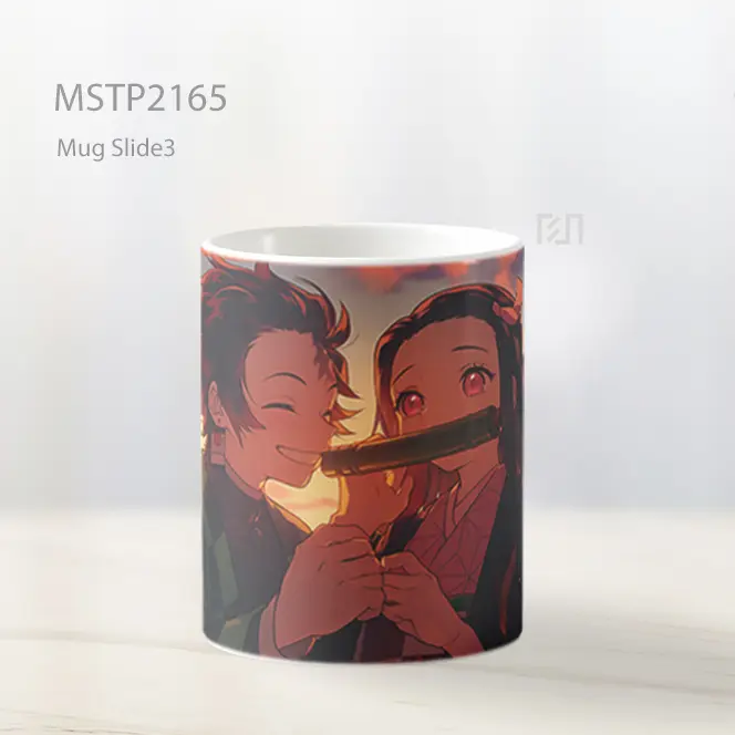 Nezuko Dan Tanjiro Di Matahari Terbenam Mug MSTP2165 - All-side / Desain