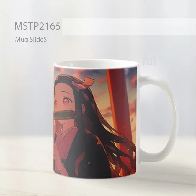 Nezuko Dan Tanjiro Di Matahari Terbenam Mug MSTP2165 - All-side / Desain