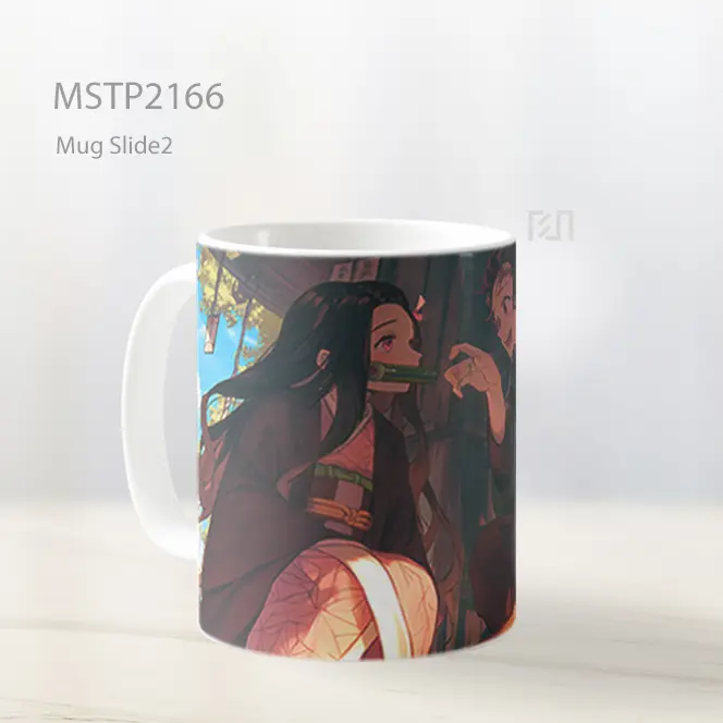 Nezuko Dan Tanjiro Imut Dekat Rumah Mug MSTP2166 - All-side / Desain