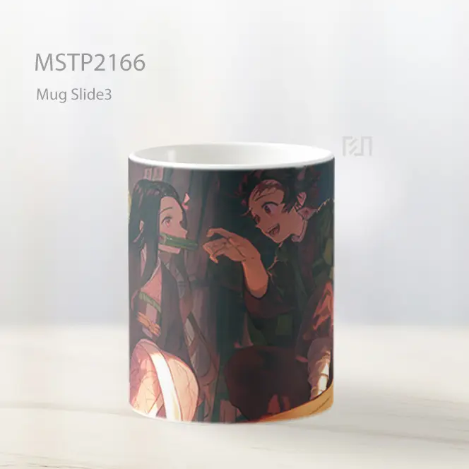 Nezuko Dan Tanjiro Imut Dekat Rumah Mug MSTP2166 - All-side / Desain