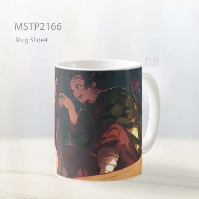 Nezuko Dan Tanjiro Imut Dekat Rumah Mug MSTP2166
