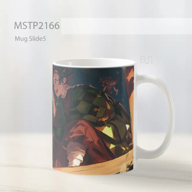 Nezuko Dan Tanjiro Imut Dekat Rumah Mug MSTP2166 - All-side / Desain