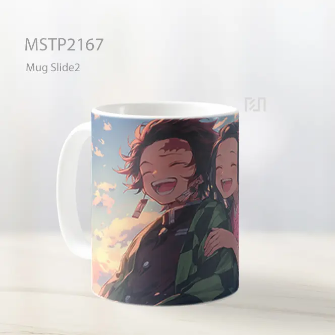Nezuko Dan Tanjiro Lucu Mug MSTP2167 - All-side / Desain