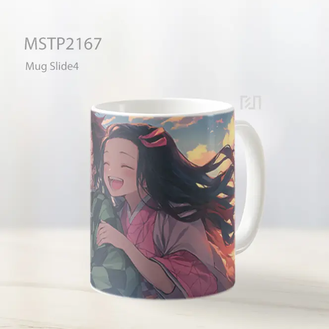 Mug Keramik Premium SNI - Nezuko Dan Tanjiro Lucu Mug MSTP2167