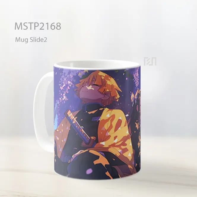 Nezuko Dan Zenitsu Bunga Musim Semi Mug MSTP2168 - All-side / Desain
