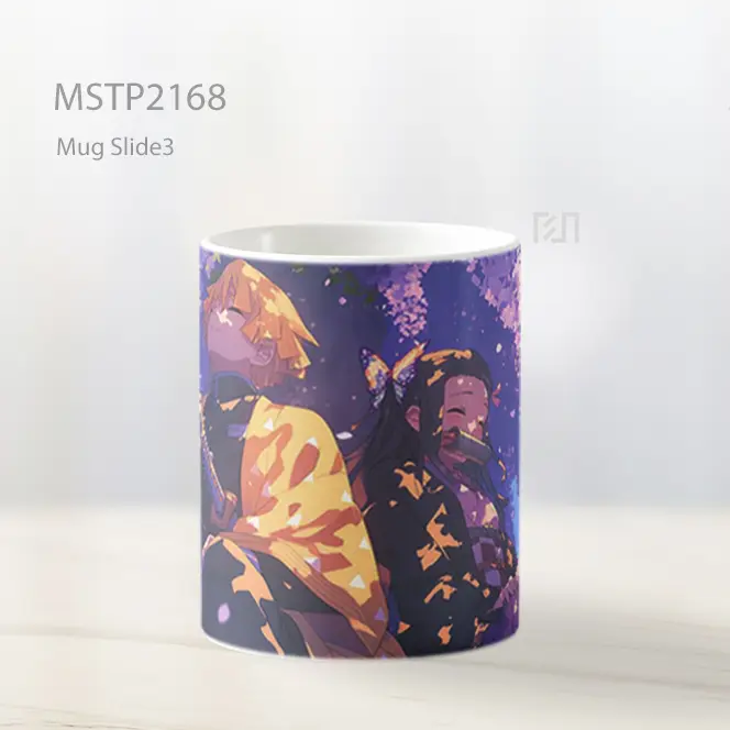 Nezuko Dan Zenitsu Bunga Musim Semi Mug MSTP2168 - All-side / Desain