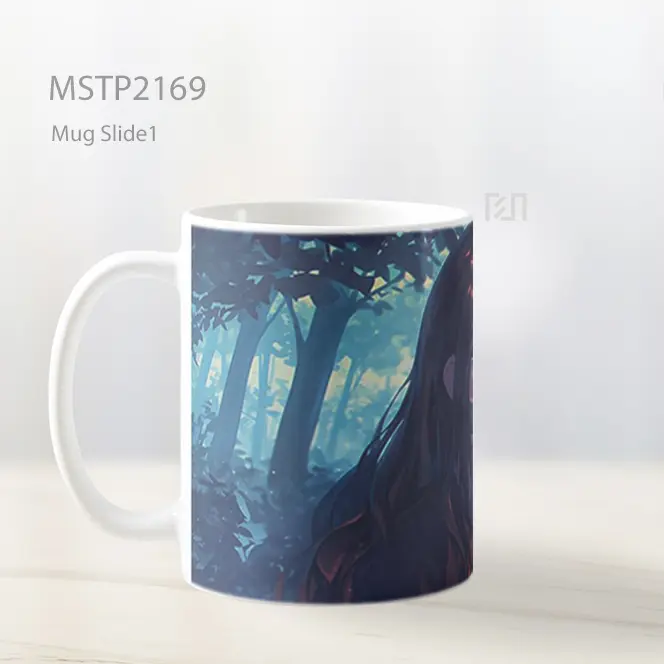 Nezuko Demon Slayer Bersinar Di Hutan Mug MSTP2169 - All-side / Desain
