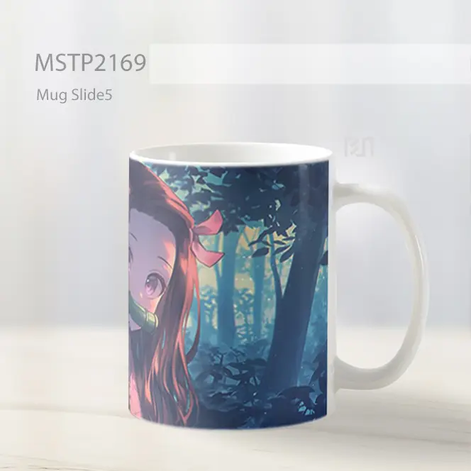 Nezuko Demon Slayer Bersinar Di Hutan Mug MSTP2169 - All-side / Desain