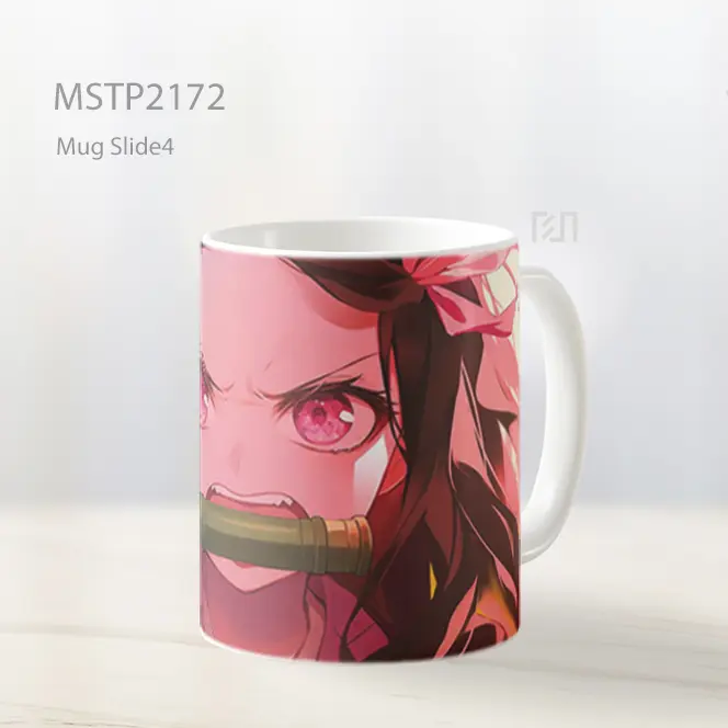 Nezuko Demon Slayer Tatapan Intens Mug MSTP2172
