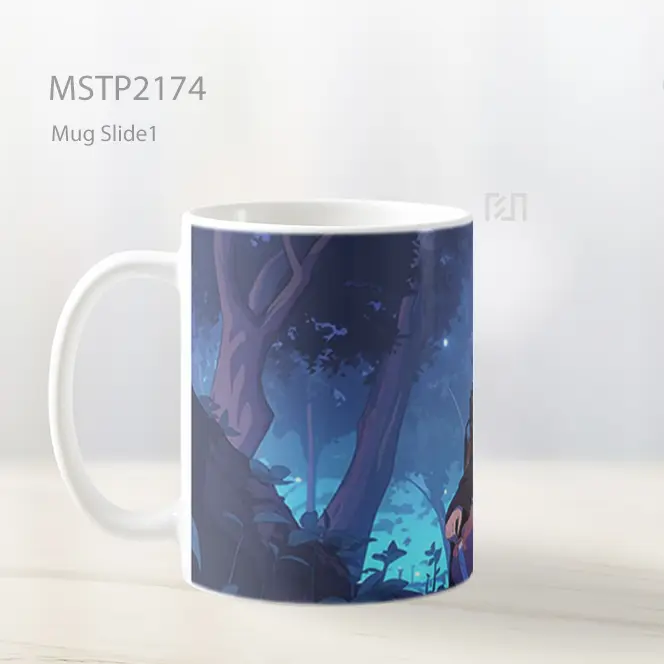 Nezuko Duduk Hutan Malam Mug MSTP2174 - All-side / Desain
