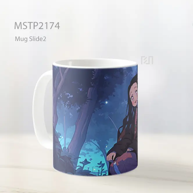 Nezuko Duduk Hutan Malam Mug MSTP2174 - All-side / Desain