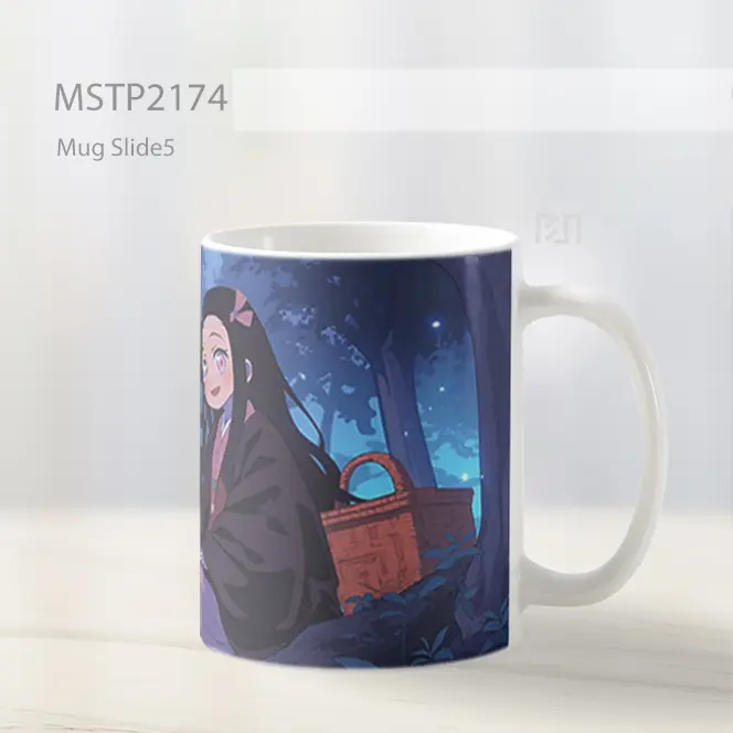 Nezuko Duduk Hutan Malam Mug MSTP2174 - All-side / Desain