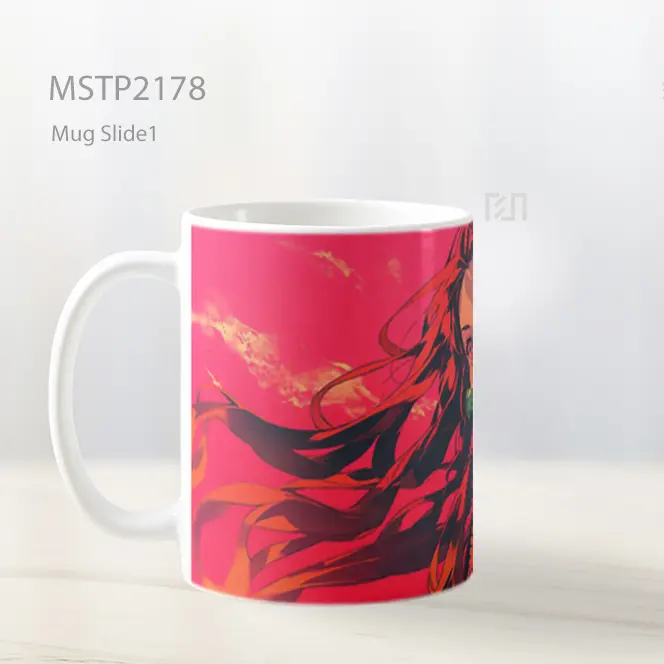 Nezuko Langit Merah Muda Van Gogh Mug MSTP2178 - All-side / Desain