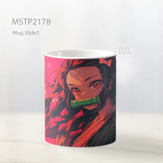 Nezuko Langit Merah Muda Van Gogh Mug MSTP2178 - All-side / Desain